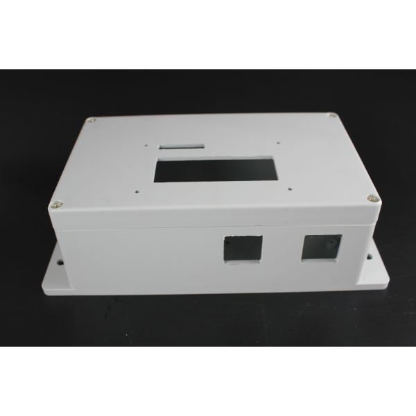ABS Material Clear Plastic Junction Box Logo Printing With Metal Screws