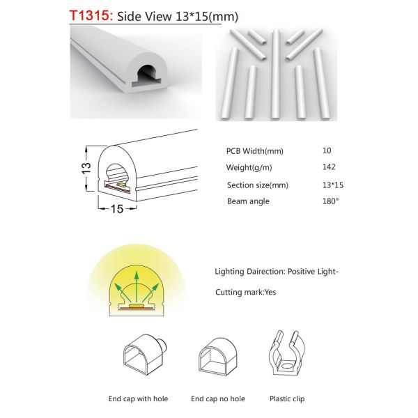 Easy Installation LED Flex Neon Light Professional Structural Design