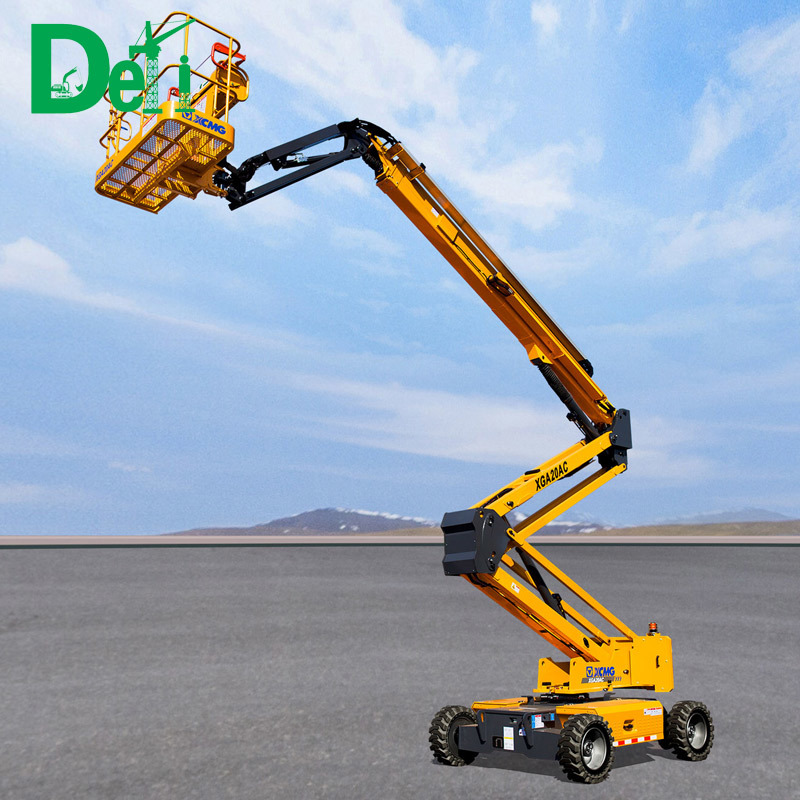 Self-Propelled Articulating Trailer Lift Boom Lift Aerial Working Lifting