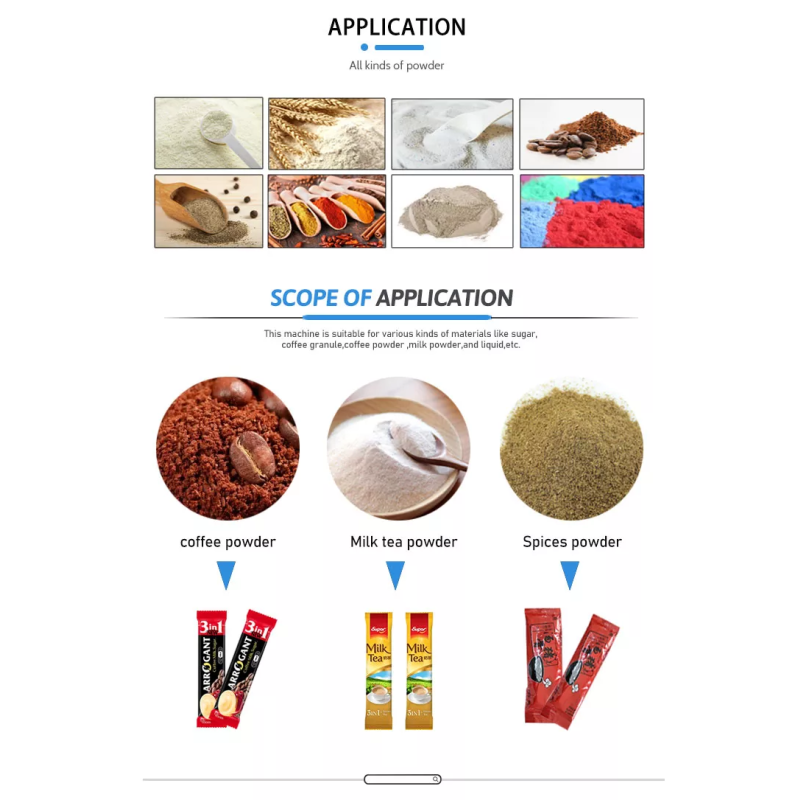 Paper Packaging Material 500g Automatic Large Food Pouch Packing Machine for Tea Bags