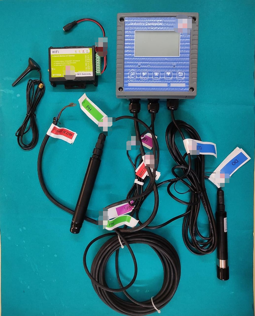 Optical Fluorescence Dissolved Oxygen Sensor 3bar NTC With Titanium Alloy Material