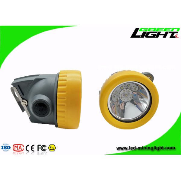 6.6Ah 1.67W 1000cycles led Mining Cap Lamp 15000lux