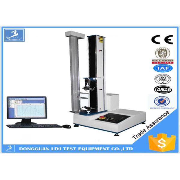 Single Column Leather Tensile Testing Machines 2KN With Microcomputer Display