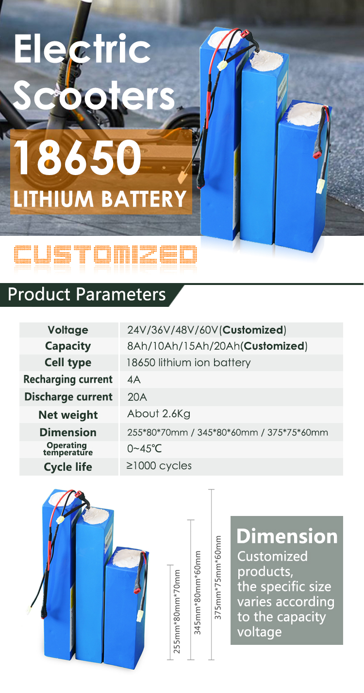 OEM Rechargeable Lithium Ion Battery Packs 48V 20Ah 30Ah 40Ah