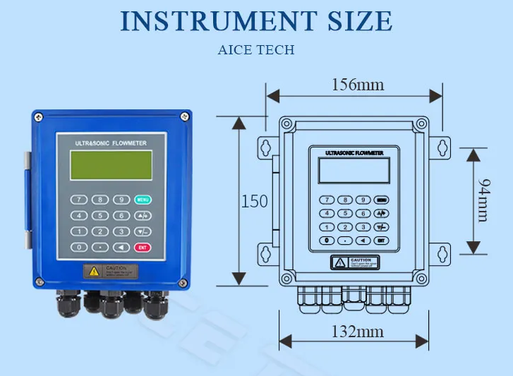 Accurate Ultrasonic Flow Sensor External In Industrial Environment DN50-DN700