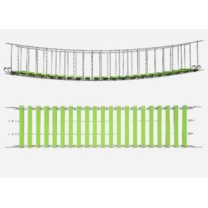 Playground Suspension Rope Net Bridge For Walking Passage