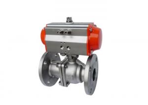 Buy cheap Flange CF8 Body 8 Pneumatic Actuated Ball Valve product