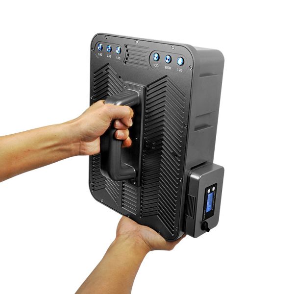 TX-WRJ06 portable handheld drone shield 6 band with external battery