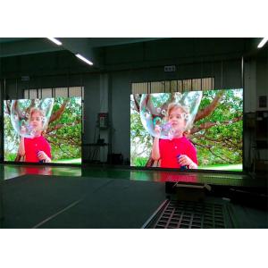 Wall Mounted Curved Indoor Full Color Led Display P3.91 860w High Brightness