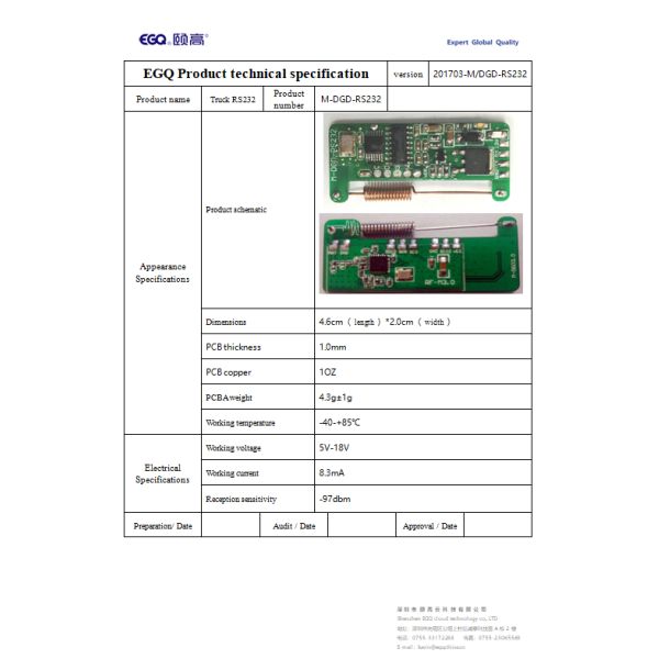 RS232 /485 TPMS Solutions Interface Integrated Truck 203psi