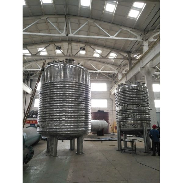 High Pressure Stainless Steel Chemical Storage Tanks Horizontal Industrial