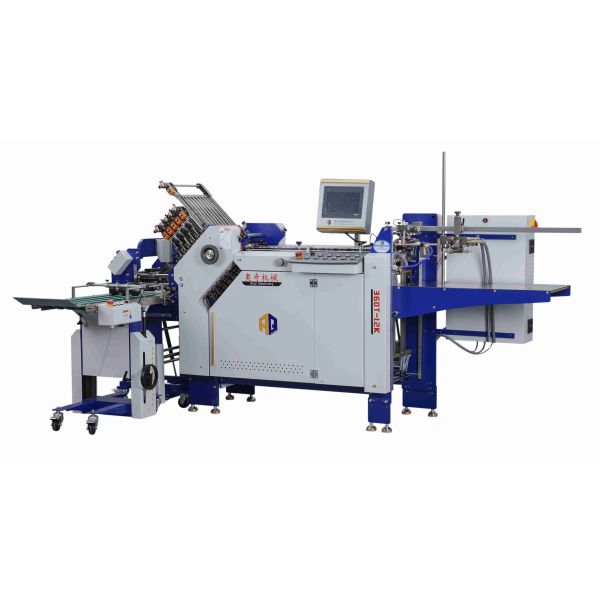 Pharmaceutical Leaflet Paper Folder Machine For Booklet Paper Folding Machine With Cross Folder Machine