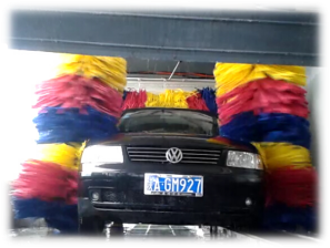 7 Brushes Gantry Type Automatic High Pressure Car Wash Machine Water Flushing