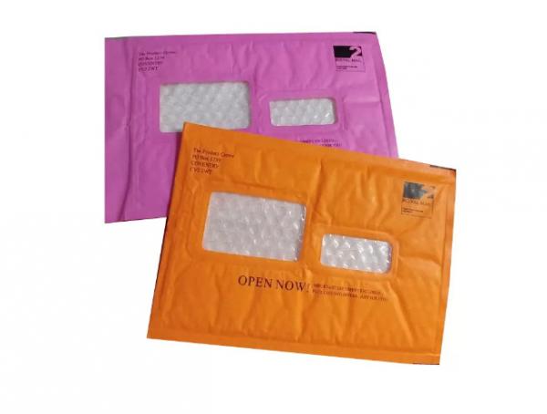 Quality Hot Melt Adhesive Windowed Kraft Padded Envelopes for sale