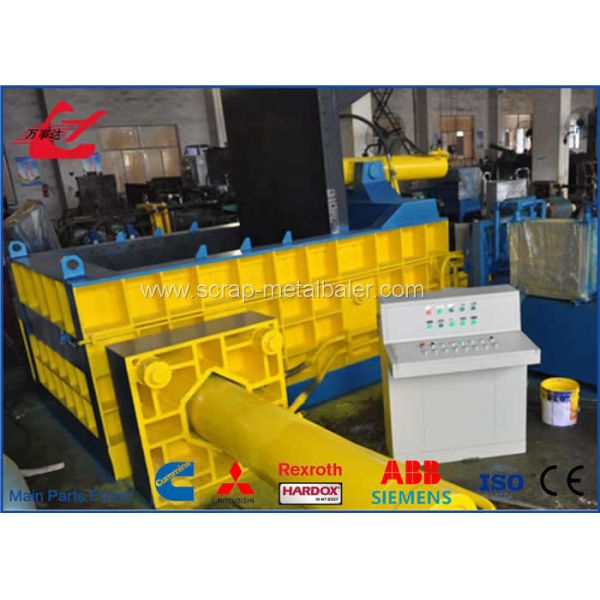 Waste Aluminium Can Baler Machine PLC Automatic Control With Remote