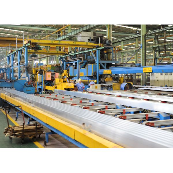 Wood Grain Color 6M Desk Square Tube Furniture Aluminum Profiles