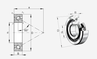 760304TN1 P4 Angular Contact Ball Bearing (20x52x15mm) Machine Tool Germany precision Ball Screw Bearing Made in China