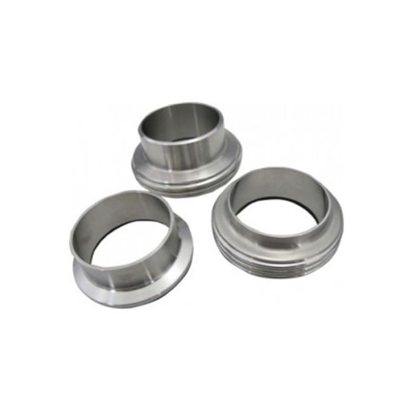1 Inch Stainless Steel Sanitary Pipe Fittings SMS Union T304 T316L Round Slotted Nut