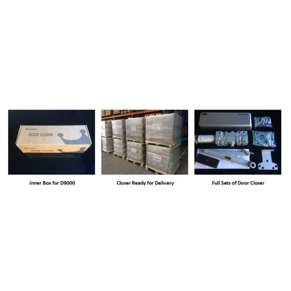 Parallel Hold Open Arm Door Closer , Surface Mounted Delayed Action Door Closer