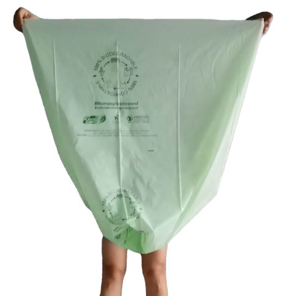 PBAT Degradable Compostable Bin Liners For Garbage Kitchen
