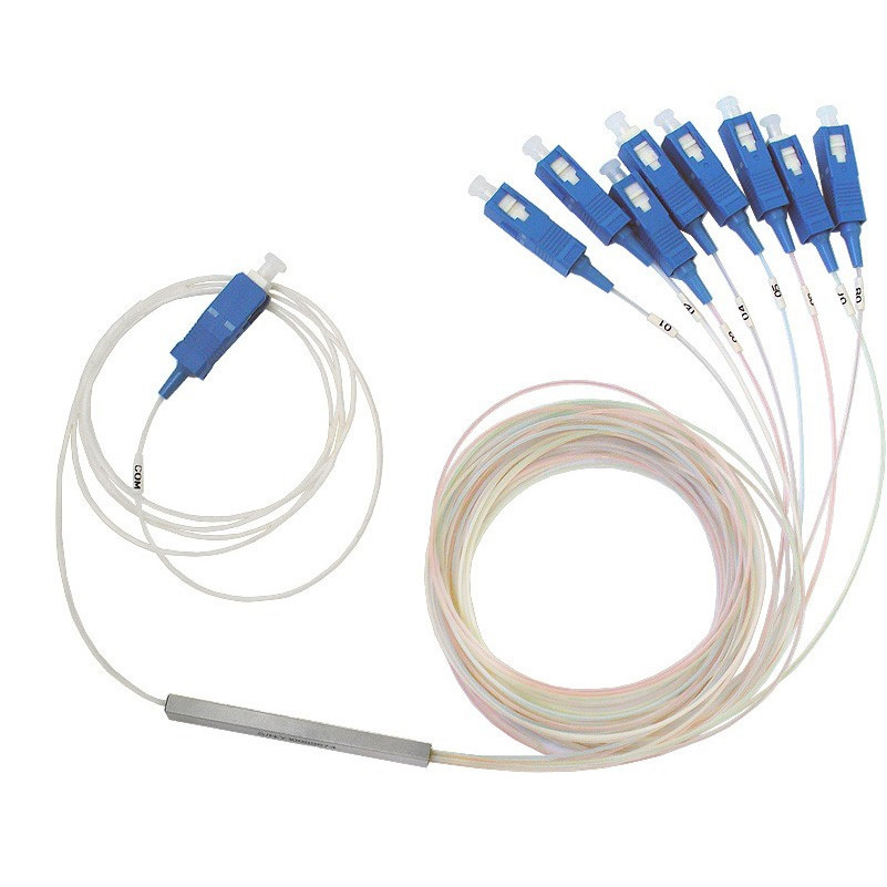 Buy cheap G657A1 UPC APC Connector 1x8 Plc Fiber Optic Splitter product