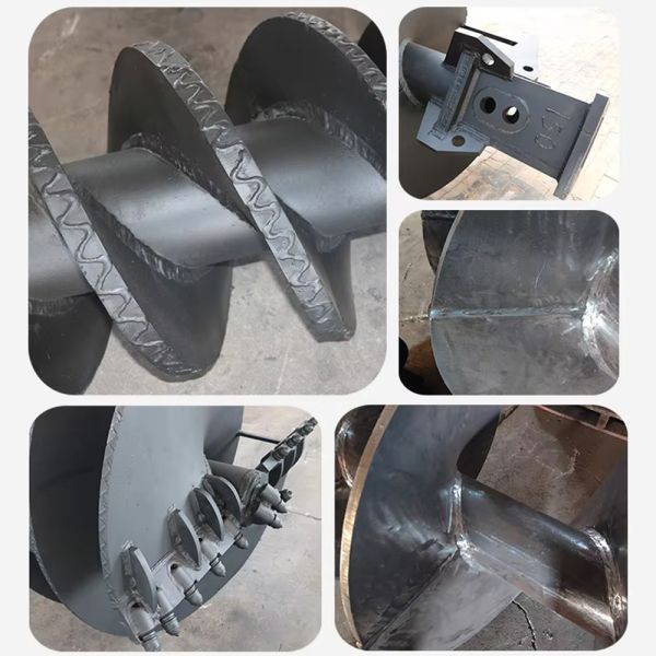 custom Auger Boring Machine 300mm to 1000mm Auger Drill Bits (for Earthmoving Drilling Engineering Machinery Components) High Torque Bearings is