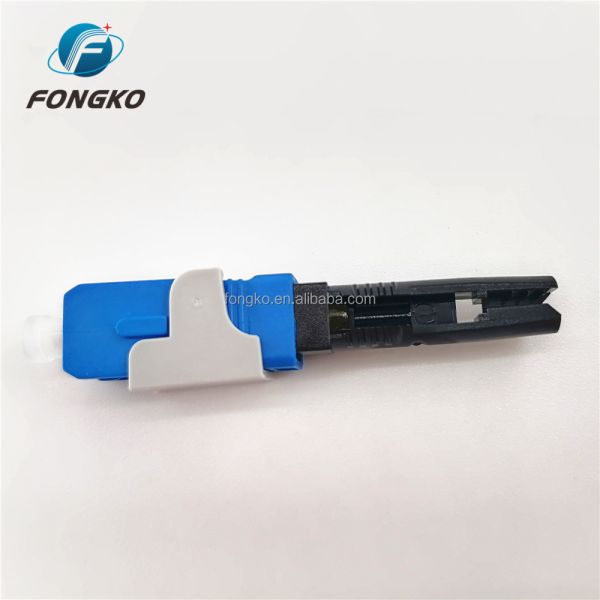 Simplex Fast Fiber Optic Cable Sc Connector UPC Ftth Cable Connector