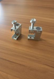 China 41x21mm 65Mn Beam Steel Conduit Strut Clamp Pre Galvanized on sale