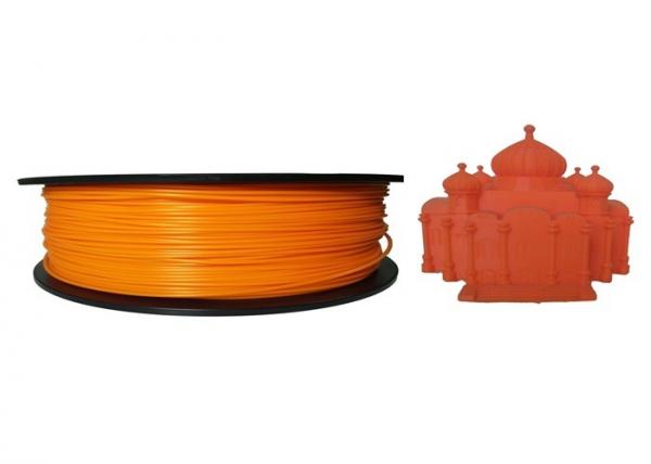 Quality Orange 1.75mm 2.2lb 1kg PLA 3D Printing Plastic Filament For Filament Extruder for sale