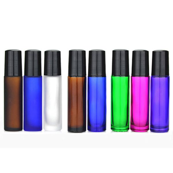 5ml - 10ml Essential Oil Bottle , Frosted Cosmetic Bottles Customized Acceptable