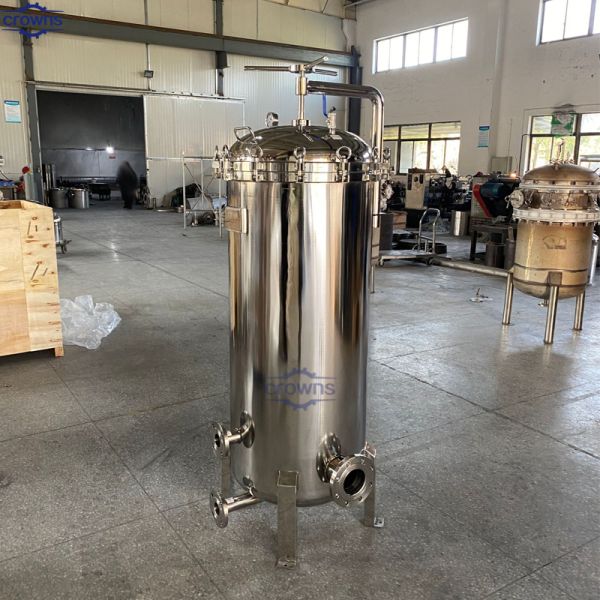 Filter Hot Sale 304/316L Multi Core Stainless Steel Wine Cartridge Filter Housing 10'' 20'' 30'' for Beer Filtration