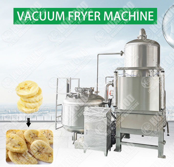 Centrifuge Mushrooms 80kw 200L Vacuum Frying Machine