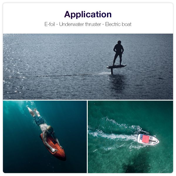 46KG Thrust Underwater Propulsion System With 66160 Motor 14S 160A And Propeller