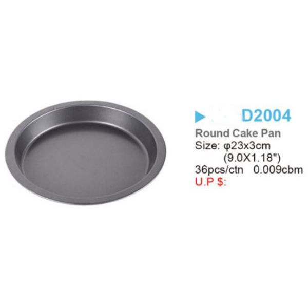 Home use Nonstick custom shaped Round Cake Pan 9inch pie pan pizza pan bakeware