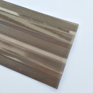 100% PC Embossed Corrugated Clear Polycarbonate Sheet