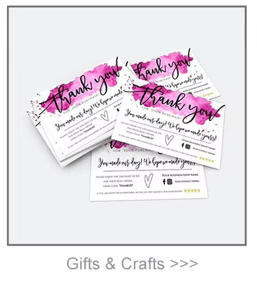 Square Paper Custom Business Thank You Cards Business Cards Printing Service With Logo