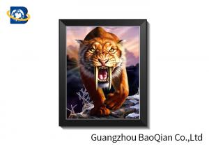 Full Color Custom Lenticular Pictures Framed 3D Poster 0.2 Mm To 5.0mm Thickness