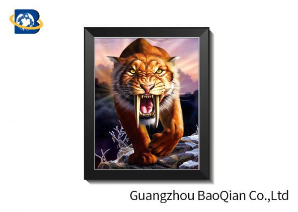 Quality Full Color Custom Lenticular Pictures Framed 3D Poster 0.2 Mm To 5.0mm Thickness for sale