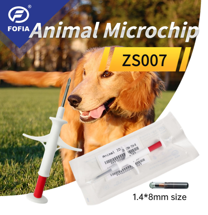 6.86 G Weight Pet ID Microchip Number 10cm ISO 11784 Track Pet Microchip Cat Tracker Microchip