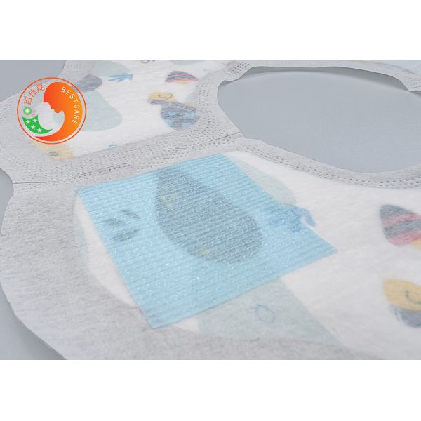 Comfortable Disposable Dribble Bibs Easy Clean Up For Outdoor