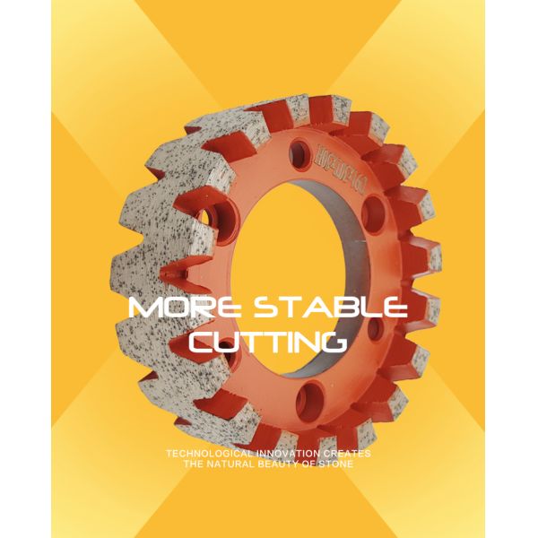 Customized 150mm CNC Stubbing Wheel for Accurate Granite Marble Quartz Profiling Needs