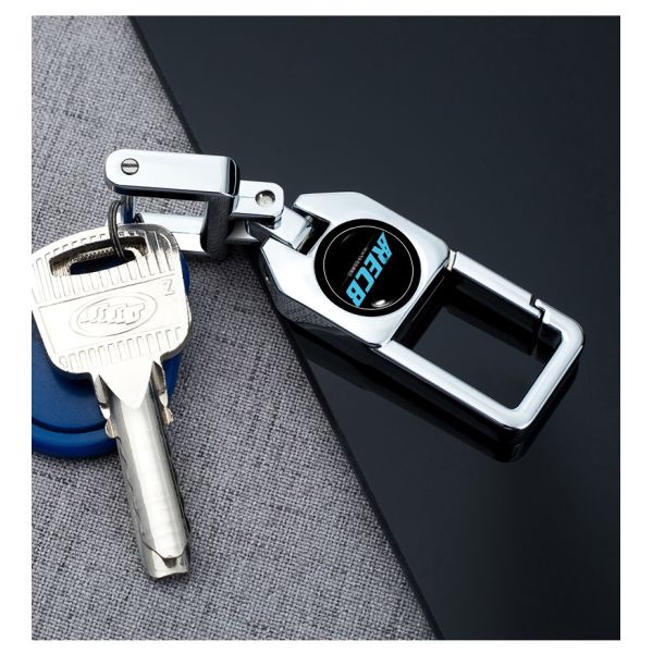 Eco SS304 Automotive Car Keychain Holder Belt Anodized Polished