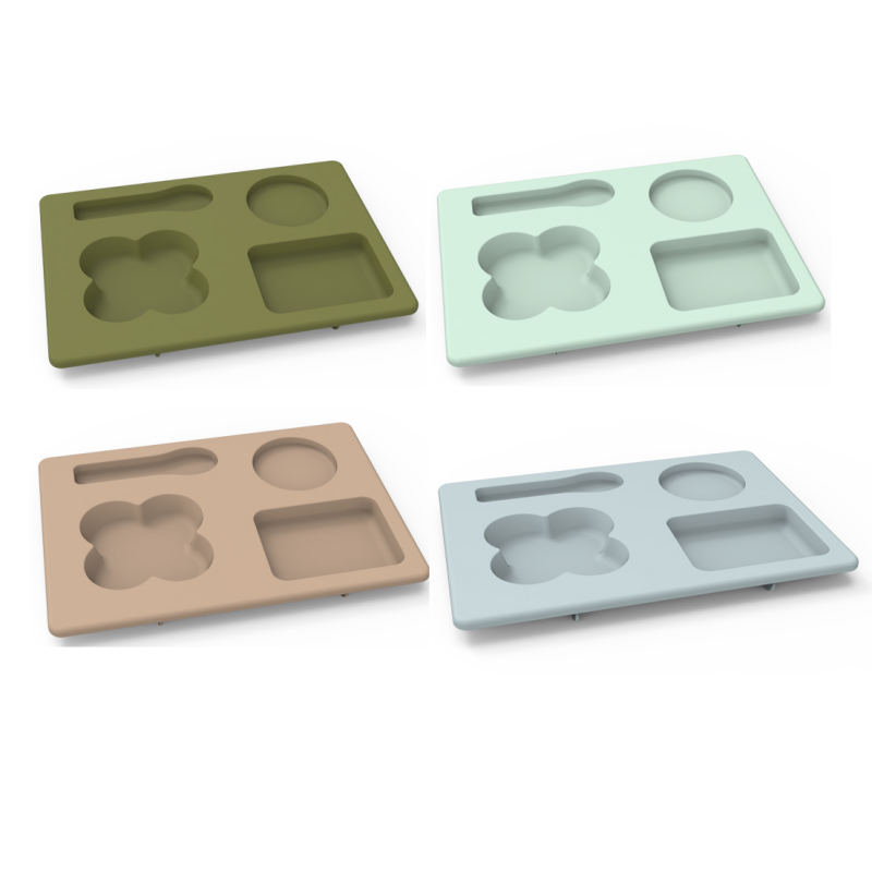 Multi Functional Silicone Tableware Set Unbreakable For Children Toddlers