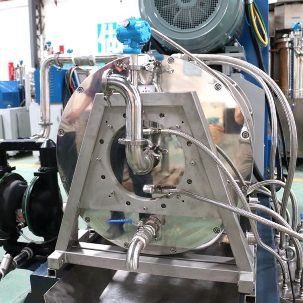 Turbo Type Horizontal Nano Bead Mill / Sand Mill 3L - 100L Grinding Capacity