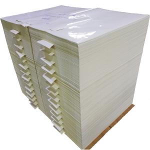 85GSM Yellow Silicone Liner 78G Blank Sheet Labels