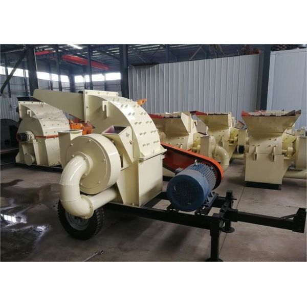 Mobile Diesel Wood Crusher Machine Branch Shredder Chipper Mobile Type