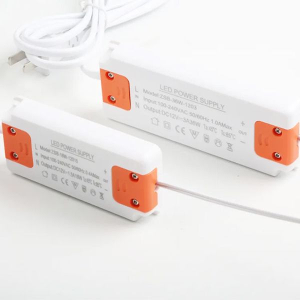 SL Silm 12V 12W/24W/36W/48W/60W LED Lighting Power Supply Driver for Touch Dimmer Switch and More