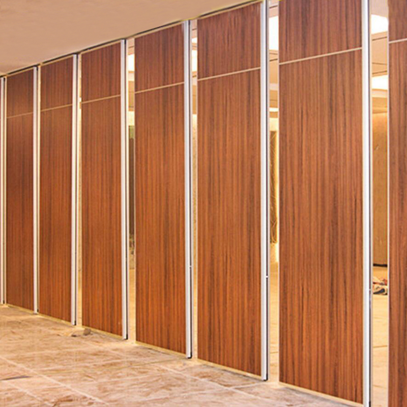 Aluminium Frame Sliding Movable Decorative Mesh Louvered Demountable Partition Wall
