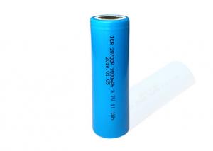 Buy cheap Blue 3.7 V Li Ion Battery 3000mah  , 20700 High Drain Battery For Vaping Box Mod product
