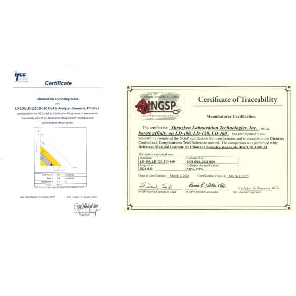 Automatic POCT HbA1c Analyzer Boronate Affinity Principle For Glycosylated Hemoglobin Diaglosis